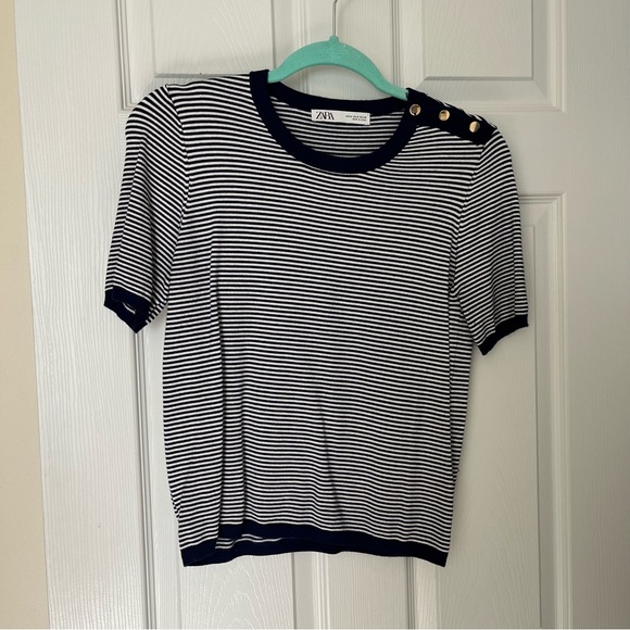 STRIPED KNIT SWEATER - Picture 3 of 3